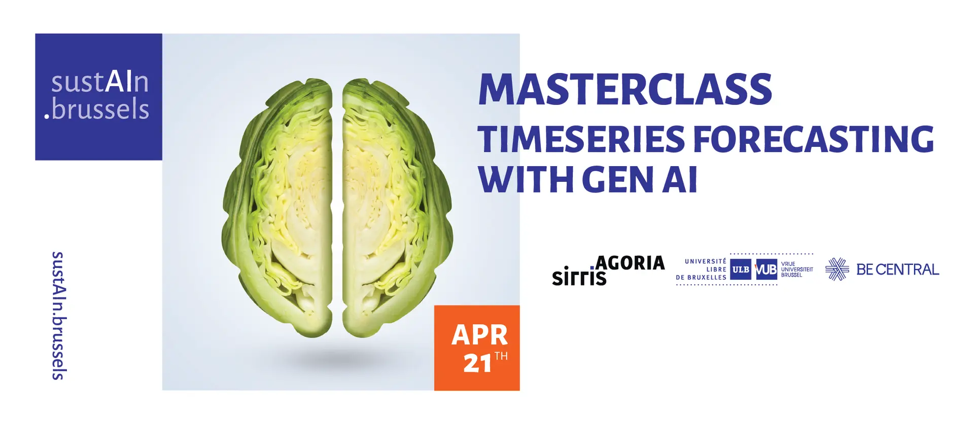Masterclass Timeseries Forecasting with GenAI | sustAIn.brussels